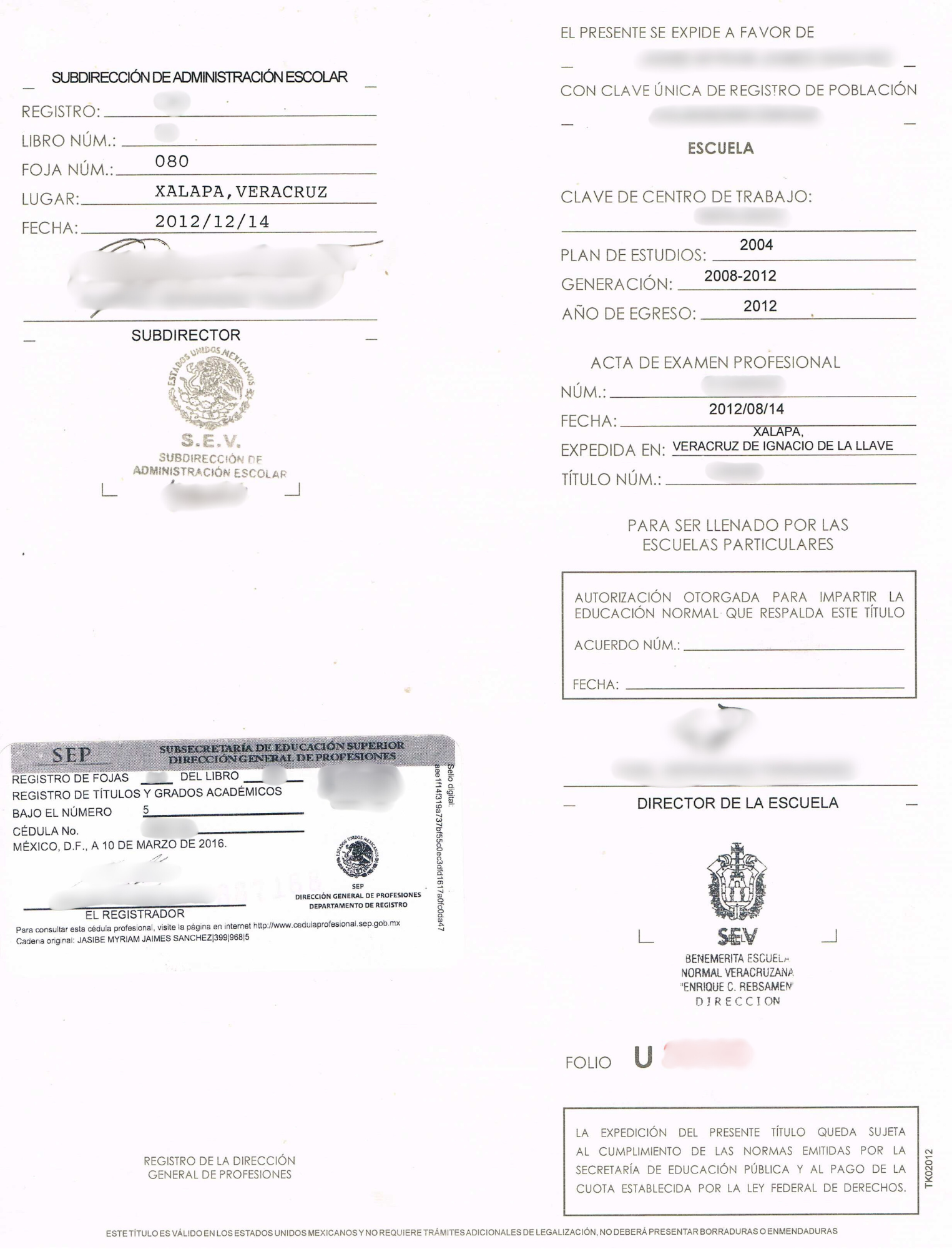 Título profesional - Imagen 3