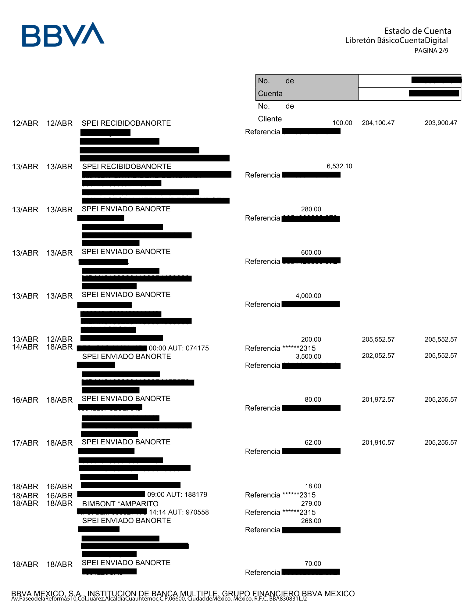 Estado de cuenta (completo) - Imagen 3